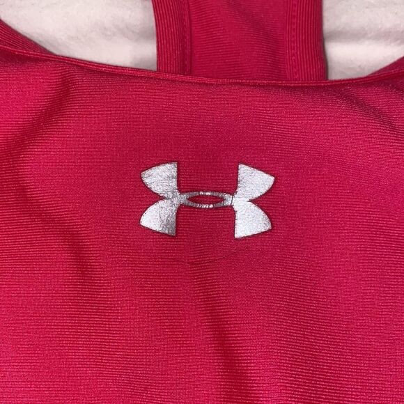 Under Armour Women’s Pink Sports Bra Medium Support EUC - Picture 3 of 7
